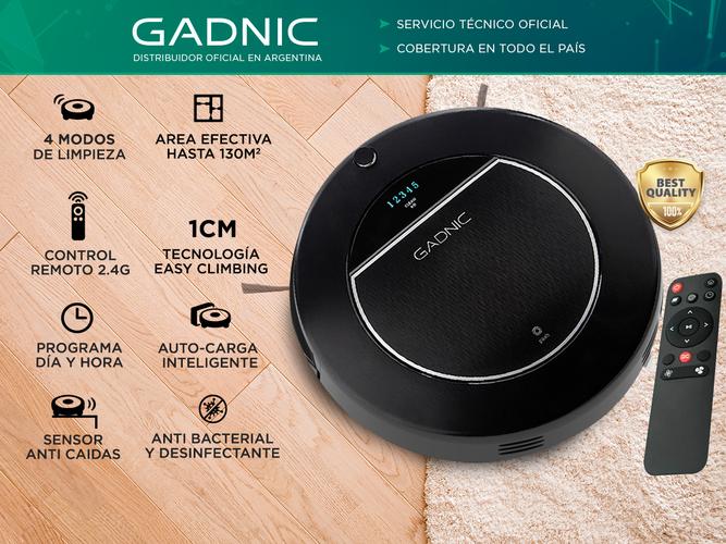 Aspiradora Robot Gadnic Clean Mate Z600 4 Modos 130m2 Silenciosa - 1