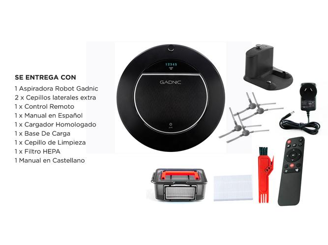 Aspiradora Robot Gadnic Clean Mate Z600 4 Modos 130m2 Silenciosa - 6