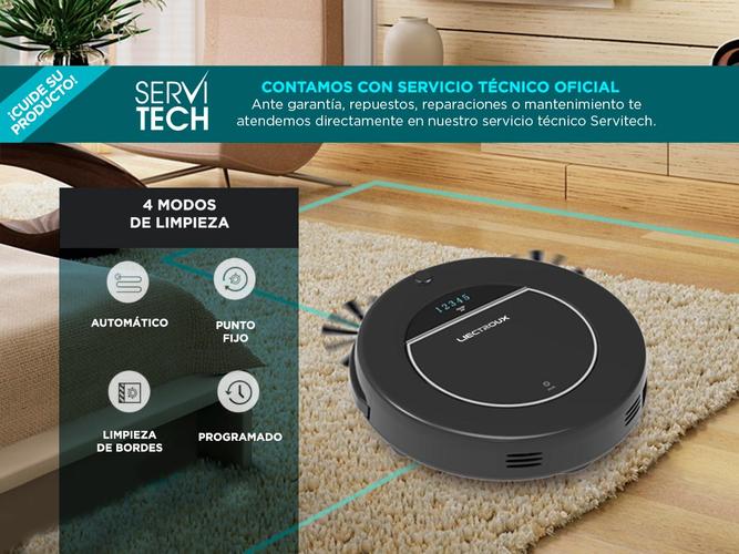 Aspiradora Robot Liectroux 1-X009A 4 Modos 150m2 Detecta Obstáculos Silenciosa - 2