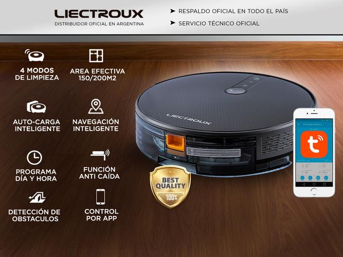 Aspiradora Robot Liectroux C30B Trapeadora 3 Modos 200m2 App Programable - 1
