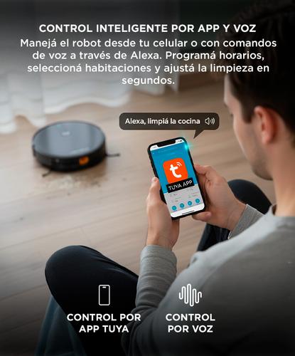 Aspiradora Robot Liectroux C30B Trapeadora 3 Modos 200m2 App Programable - 4