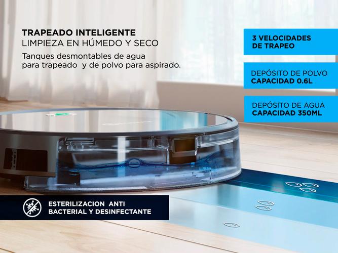 Aspiradora Robot Gadnic Z970 Pro Trapeadora 4 Modos 220m2  - 5