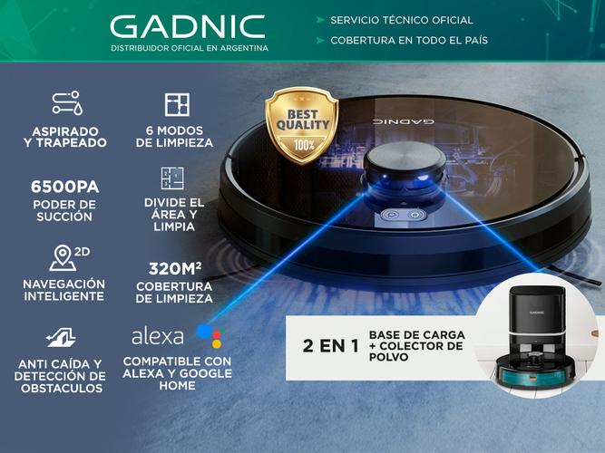 Aspiradora Robot Gadnic Z1300 6500pa - 1