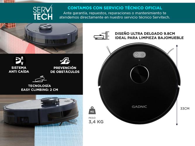 Aspiradora Robot Gadnic Z1300 6500pa - 6