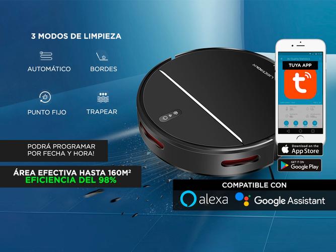 Aspiradora Robot LIECTROUX M7S Pro 3 en 1 - 2