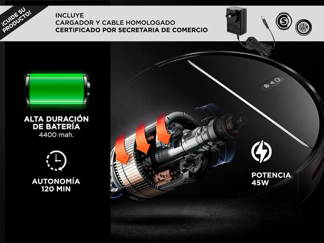 Aspiradora Robot LIECTROUX M7S Pro 3 en 1 - 4