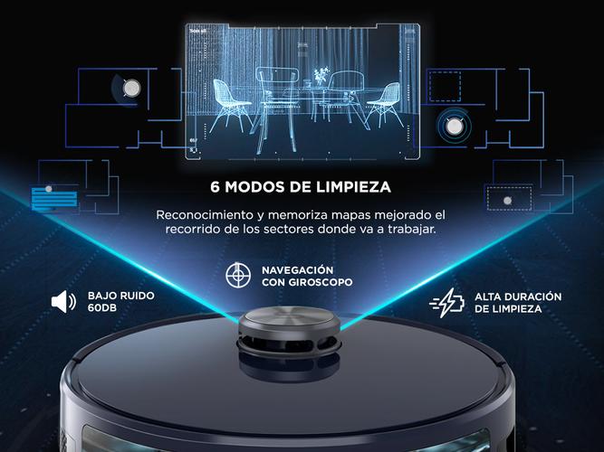 Aspiradora Robot Gadnic Z1200 Trapeadora 6500Pa - 2