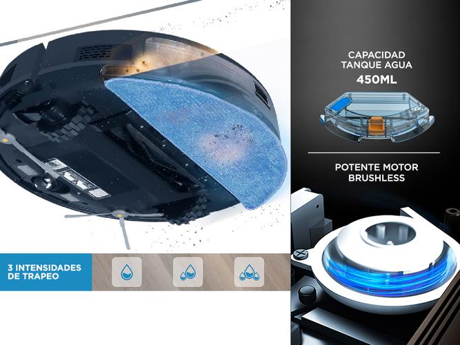 Aspiradora Robot Gadnic Z1200 Trapeadora 6500Pa - 3