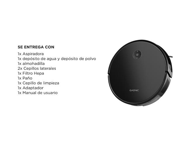 Aspiradora Robot Gadnic Trapeadora 3 Modos Inteligente - 6