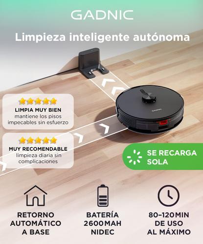 Aspiradora Robot Gadnic Trapeadora Control App - 1