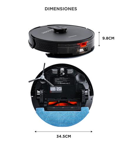 Aspiradora Robot Gadnic Trapeadora Control App - 5
