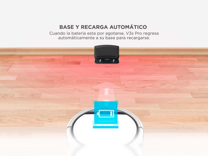 Aspiradora Robot V3s Pro ILIFE 4 Modos Con Control Remoto y Centro de Carga Usado - 4
