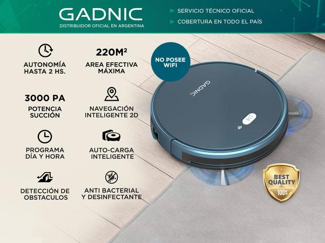Aspiradora Robot Gadnic Trapeadora Inteligente Z970 - 1