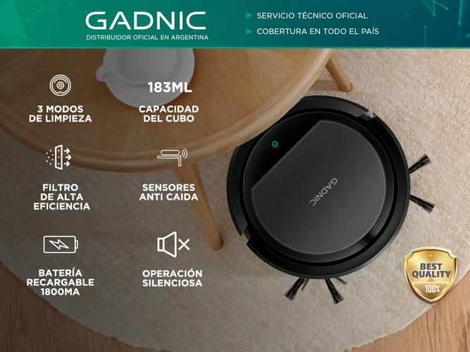 Aspiradora Robot Gadnic 3 Modos de Limpieza y Trapeo Usado - 1
