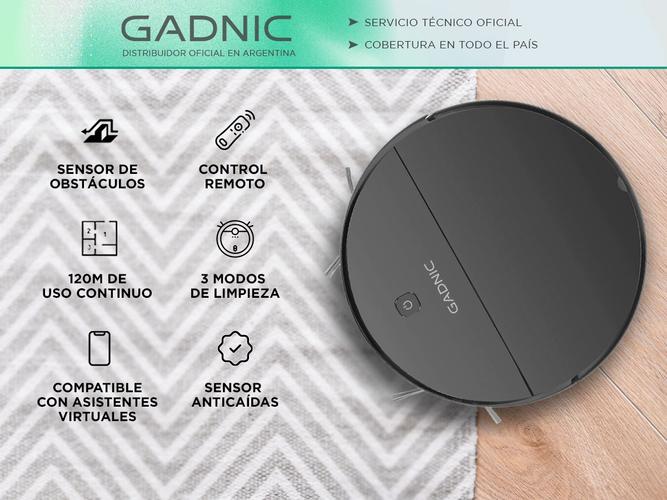 Aspiradora Robot Gadnic Z700 3 Modos Limpieza App WiFi 120min - 1