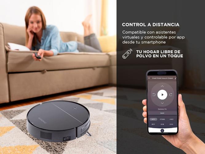 Aspiradora Robot Gadnic Z700 4 Modos Limpieza App WiFi 120min - 3
