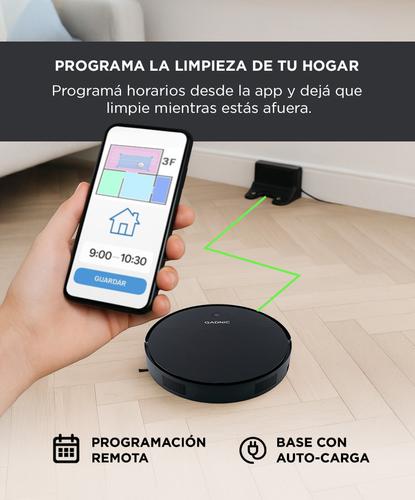 Aspiradora Robot Gadnic Z700 3 Modos Limpieza App WiFi 120min - 2