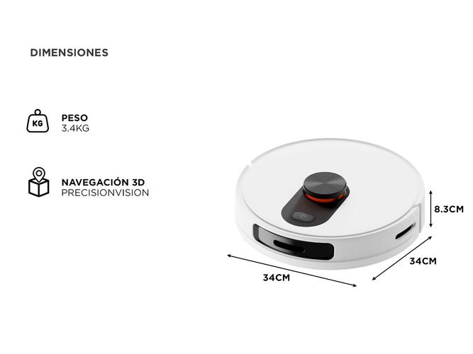 Aspiradora Trapeadora Robot Gadnic Con Base Carga Mapeo Inteligente - 5