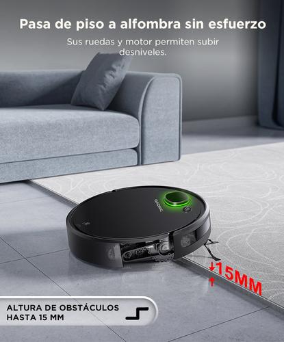 Aspiradora Robot Gadnic Potente Succión Sensor Anti Caídas Filtro HEPA Lavable Depósito Extraíble - 2