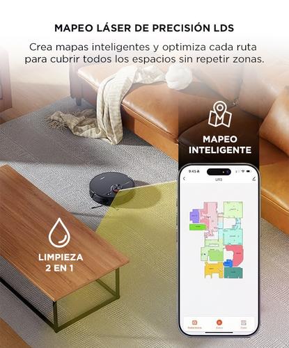 Aspiradora Trapeadora Robot Gadnic AC701 Con Base Carga Mapeo Inteligente - 2