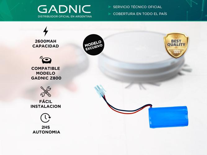 Repuesto de Batería Gadnic para Aspiradora Robot Z800  - 1