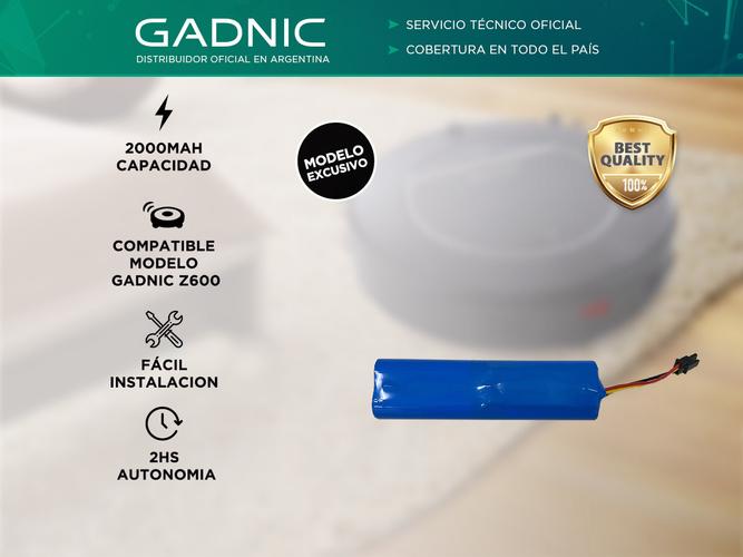 Batería para Aspiradora Robot Gadnic Z600 Repuesto - 1
