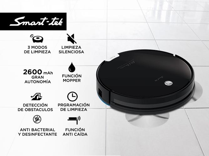 Aspiradora Robot Smart-Tek Ava Pro Trapeadora - 1