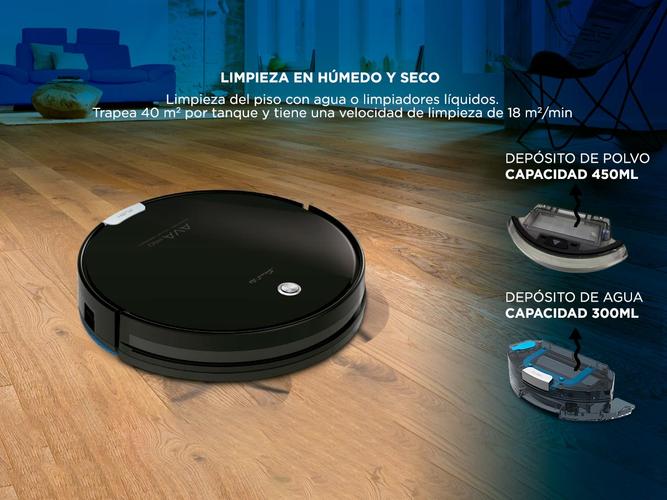 Aspiradora Robot Smart-Tek Ava Pro Trapeadora - 3