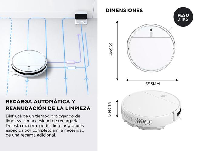 Aspiradora Robot Xiaomi Mi Robot Trapeadora Vacuum-Mop 2 Lite - 5