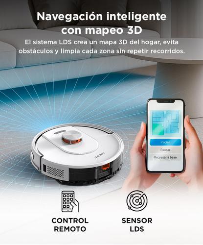 Aspiradora Robot Trapeadora Gadnic V51 Mapeo Inteligente Autonomía Extendida  - 2