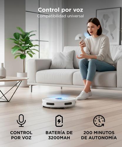 Aspiradora Robot Trapeadora Gadnic V51 Mapeo Inteligente Autonomía Extendida  - 4