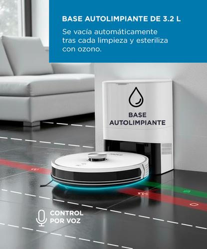 Aspiradora Trapeadora Robot Gadnic AC800 Con Base Carga Mapeo Inteligente - 4