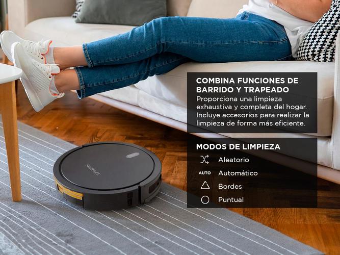 Aspiradora Robot Smartlife Barredora y Trapeadora con Filtro HEPA SL-RVC013 - 2