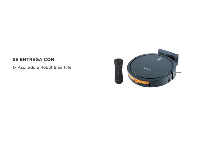 Aspiradora Robot Smartlife Barredora y Trapeadora con Filtro HEPA SL-RVC013 - 6
