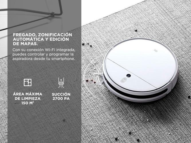 Aspiradora Trapeadora Smart Duo Xiaomi Mi Robot Vacuum-Mop 2 Blanca - 2