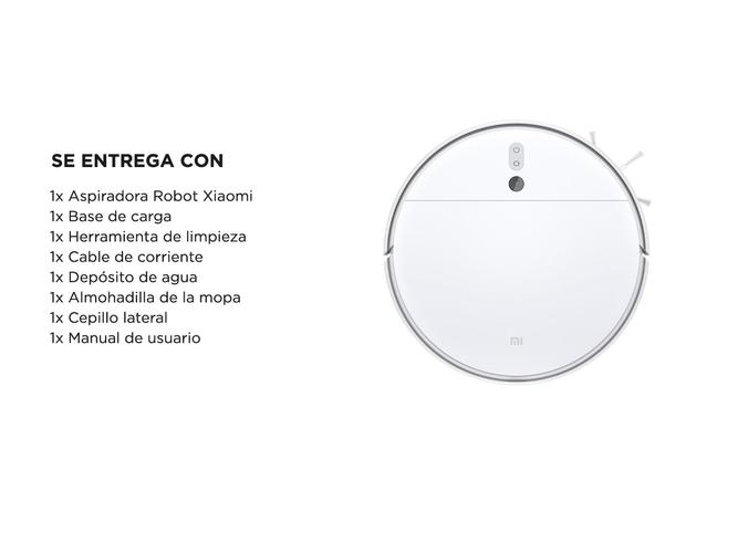 Aspiradora Trapeadora Smart Duo Xiaomi Mi Robot Vacuum-Mop 2 Blanca - 5