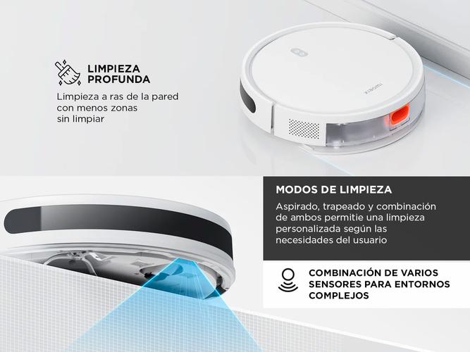 Aspiradora Trapeadora Mi Robot Xiaomi Vacuum E10 White BHR8329AT  - 3