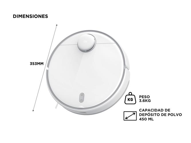 Aspiradora Trapeadora Xiaomi Smart Duo Mi Robot Vacuum-Mop 2 Pro - 4