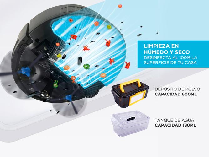 Repuesto Original Depósito de Agua Aspiradora Robot Liectroux ZM-002 - 2