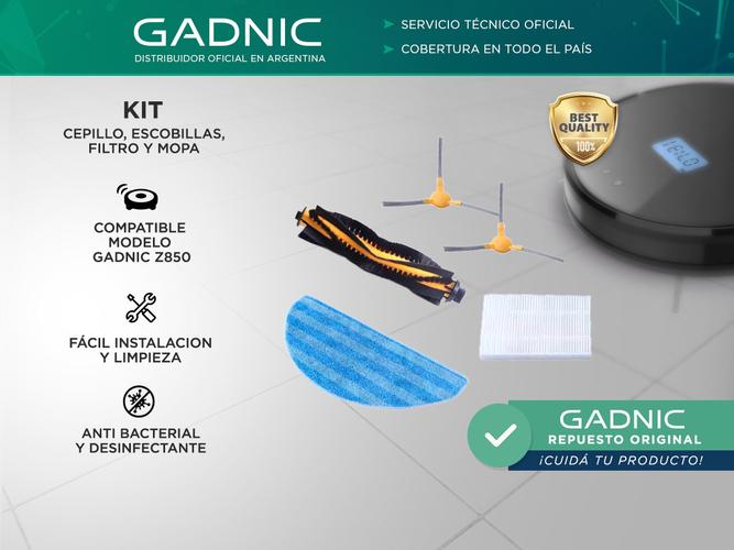 Kit de repuestos Gadnic Para Aspiradora Robot Z850 - ROB00103 - 1