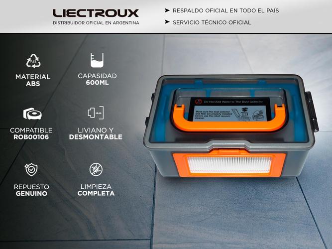 Repuesto Original Deposito de Polvo de Aspiradora Robot LIECTROUX M7S Outlet - 1