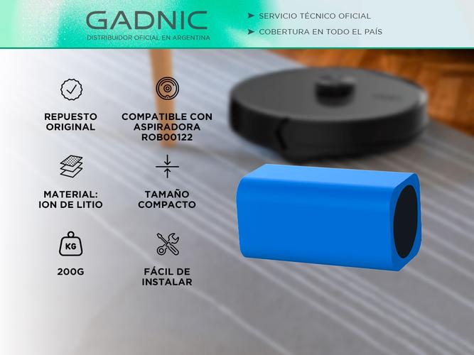 Repuesto de Batería Gadnic original Para Aspiradora robot ROB00122 - 1