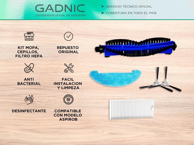 Kit de Repuestos Originales Gadnic para Aspiradora Aspirob ROB00122 - 1