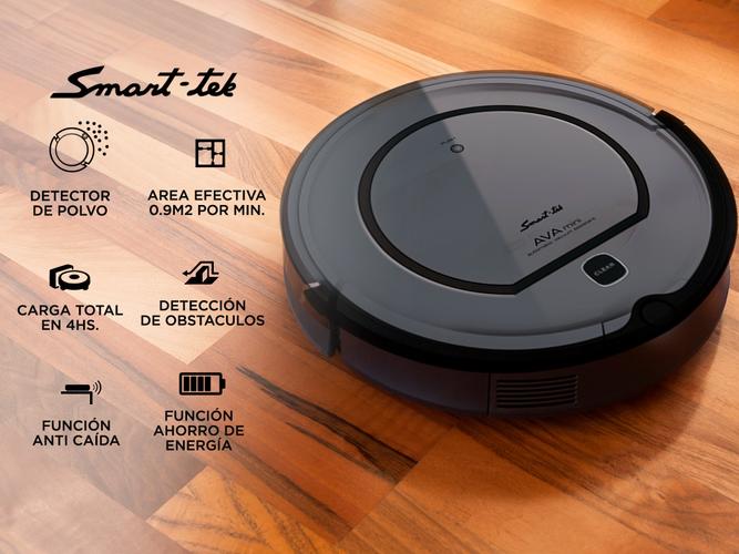 Aspiradora Robot Smart Tek Ava Mini Anti Caída Vuelve Sola - 1