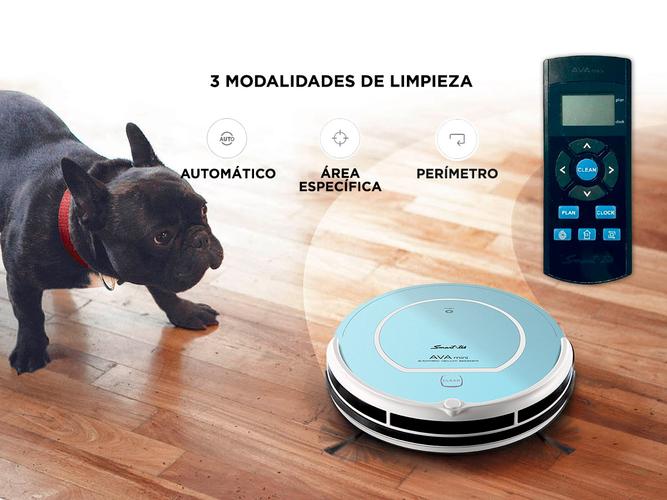 Aspiradora Robot Smart Tek Ava Mini Anti Caída Vuelve Sola - 4