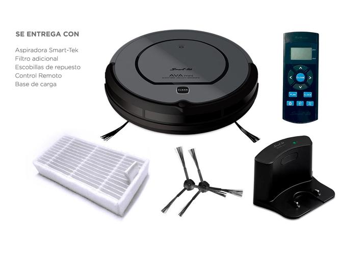 Aspiradora Robot Smart Tek Ava Mini Anti Caída Vuelve Sola - 6