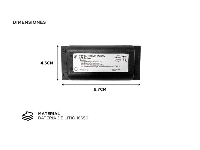 Repuesto original Bateria Gadnic de Aspiradora Robot ROB00501 -502 -503 - 2