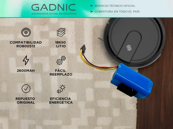 Repuesto de Batería Gadnic original Para Aspiradora Robot ROB00513 - 1