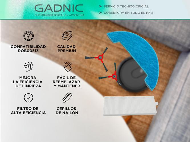 Kit de Repuestos Originales Gadnic para Aspiradora Robot ROB00513 - 1