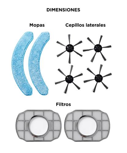 Kit De Repuestos Gadnic Compatible Con Aspiradora Robot ROB00515 Cepillos Filtros Mopas - 3